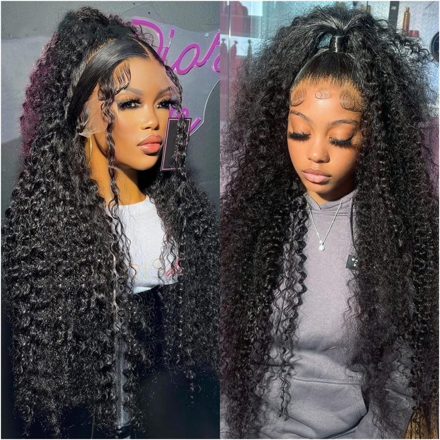 Glueless Lace Frontal Wigs Brazilian Hair