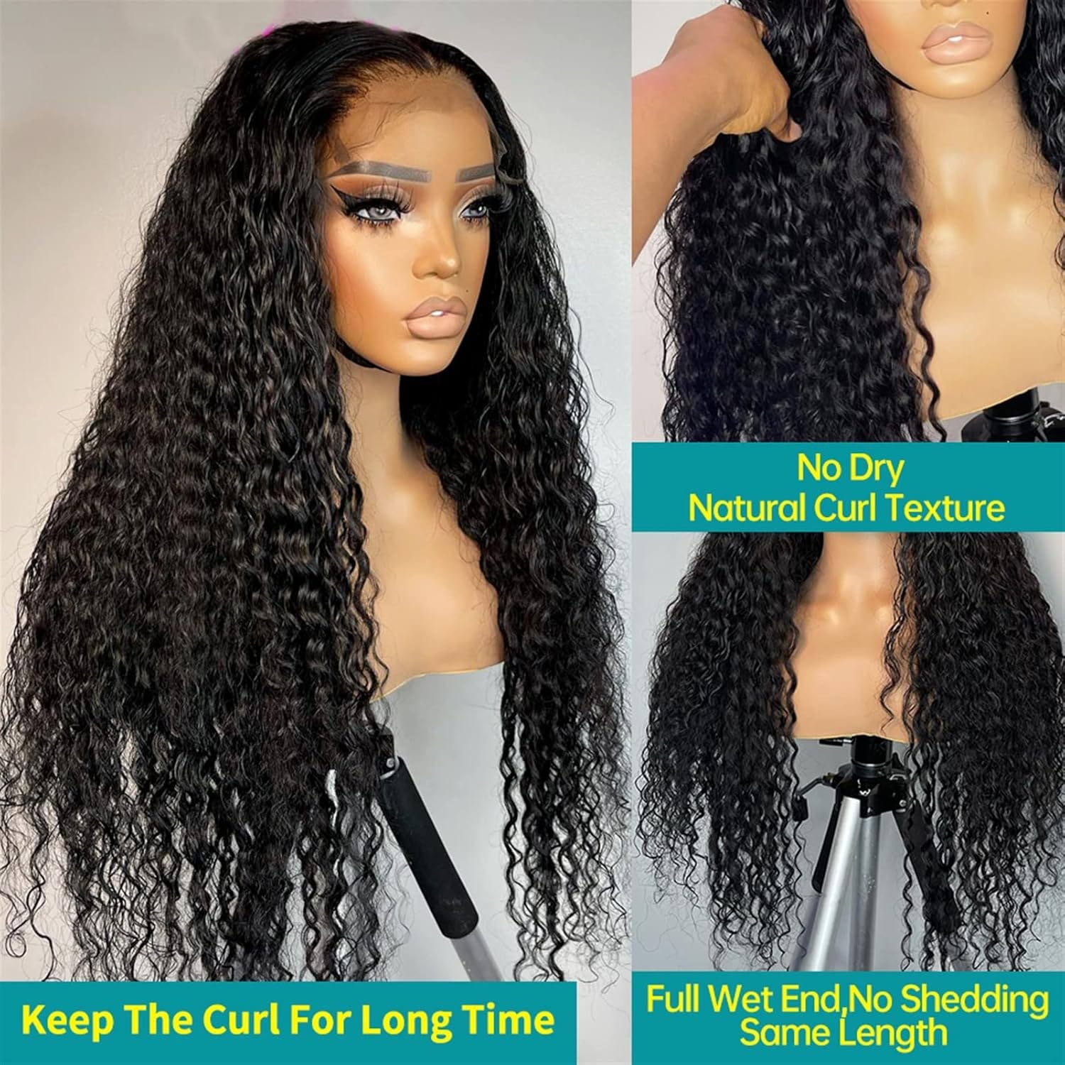 Glueless Lace Frontal Wigs Brazilian Hair