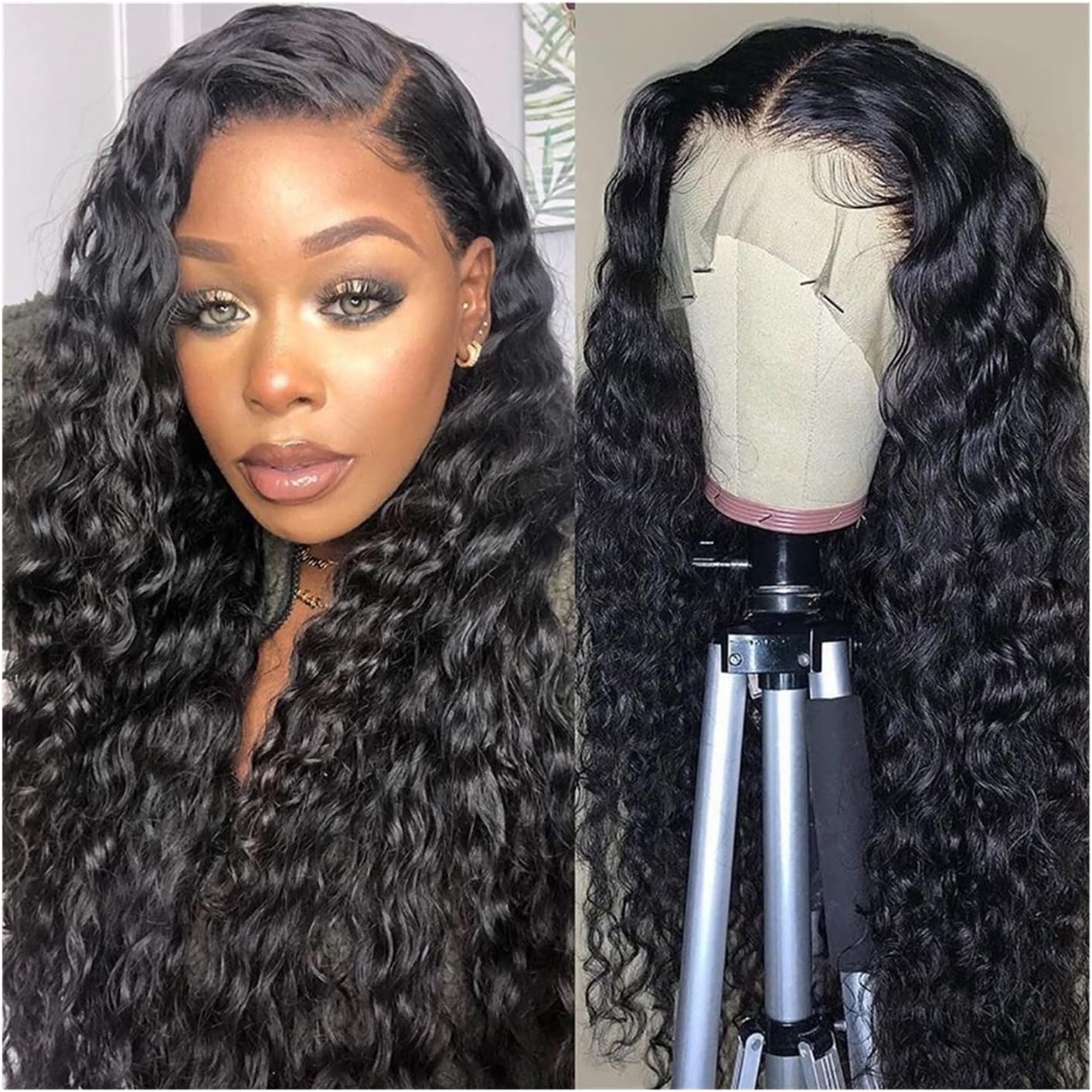 Brazilian Short Bob Deep Water Wave Wig